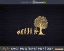 Forester Forestry Evolution Lumberjack Svg T-shirt Design
