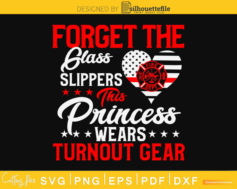 Forget the glass slippers this princess wears turnout gear