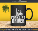 Forklift driver Svg Dxf Cricut Printable Cut Files