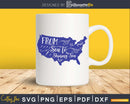 From Sea to Shining SVG cricut printable file