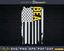 Fugitive Recovery Agent BEA Vintage USA Flag Svg Dxf Design