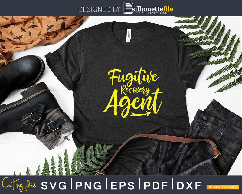 Fugitive Recovery Agent Svg Dxf Design Files