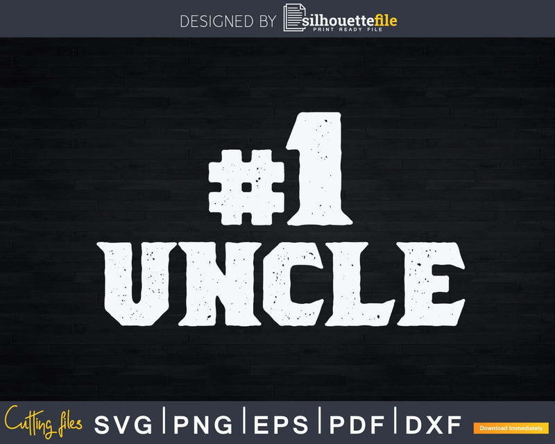 Funcle The Fun Uncle Svg Dxf Silhouette Files