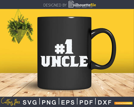 Funcle The Fun Uncle Svg Dxf Silhouette Files
