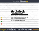 Funny Architect Definition Graduation Gift