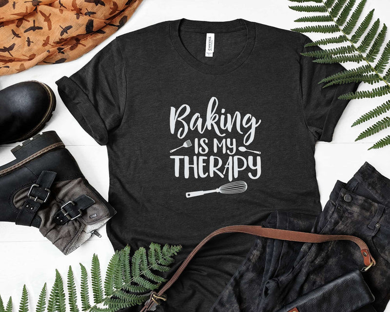 Funny Baking Is My Therapy Svg Png T-shirt Designs