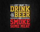 Funny BBQ Chef Beer Smoked Meat Lover Svg Png Cricut Files
