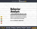 Funny Behavior Analyst Definition Graduation Gift
