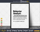 Funny Behavior Analyst Definition Graduation Gift