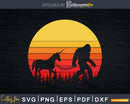 Funny Bigfoot Sasquatch & Unicorn Legends Svg Designs
