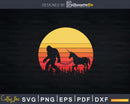 Funny Bigfoot Sasquatch & Unicorn Legends Svg Png Cut File