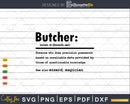 Funny Butcher Definition Graduation Gift