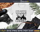 Funny Camping Grandma svg cut files