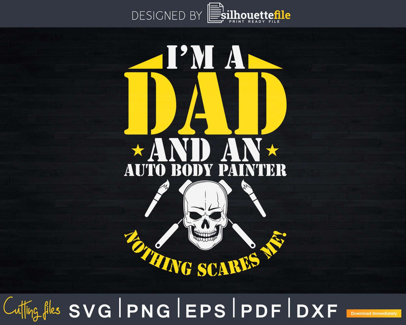 Funny Car Painter Automotive Detailing Auto Body Svg Dxf