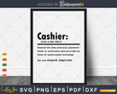 Funny Cashier Definition Graduation Gift