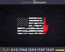 Funny Chainsaw American Flag Svg T-shirt Design