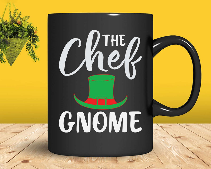 Funny Christmas The Chef Gnome Svg Png Cricut Files