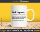 Funny Civil Engineer Definition Graduation Gift