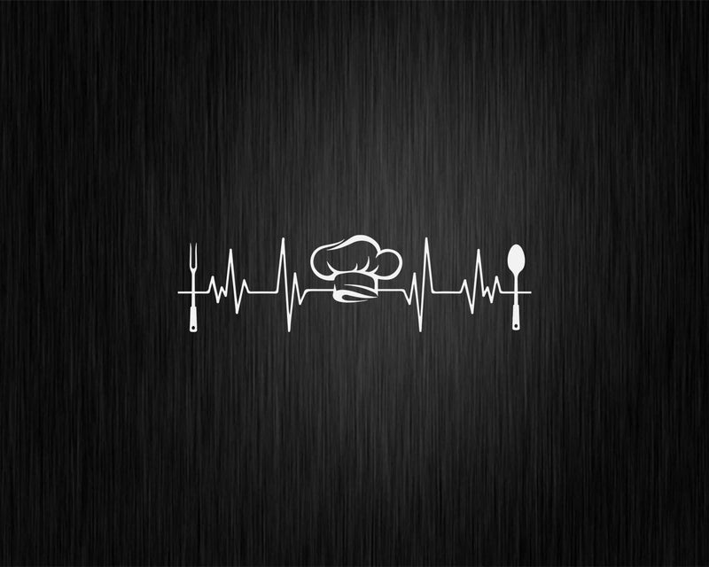 Funny Cook Cooking Heartbeat Svg Png Cricut Files