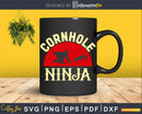 Funny Cornhole Ninja Team Player Champion Svg Dxf Png