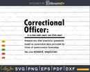 Funny Correctional Officer Definition Graduation