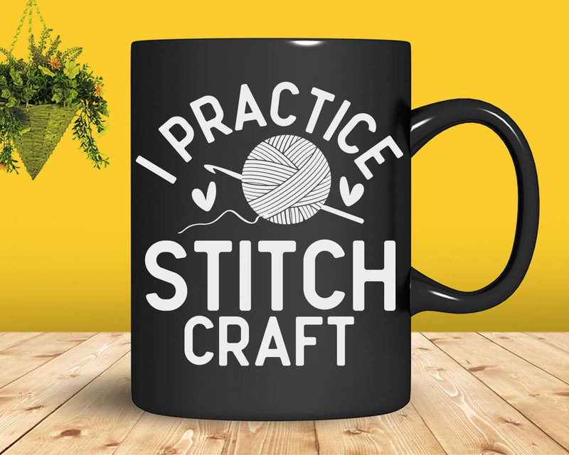 Funny Crochet Stitch Craft Png Svg Cutting Files