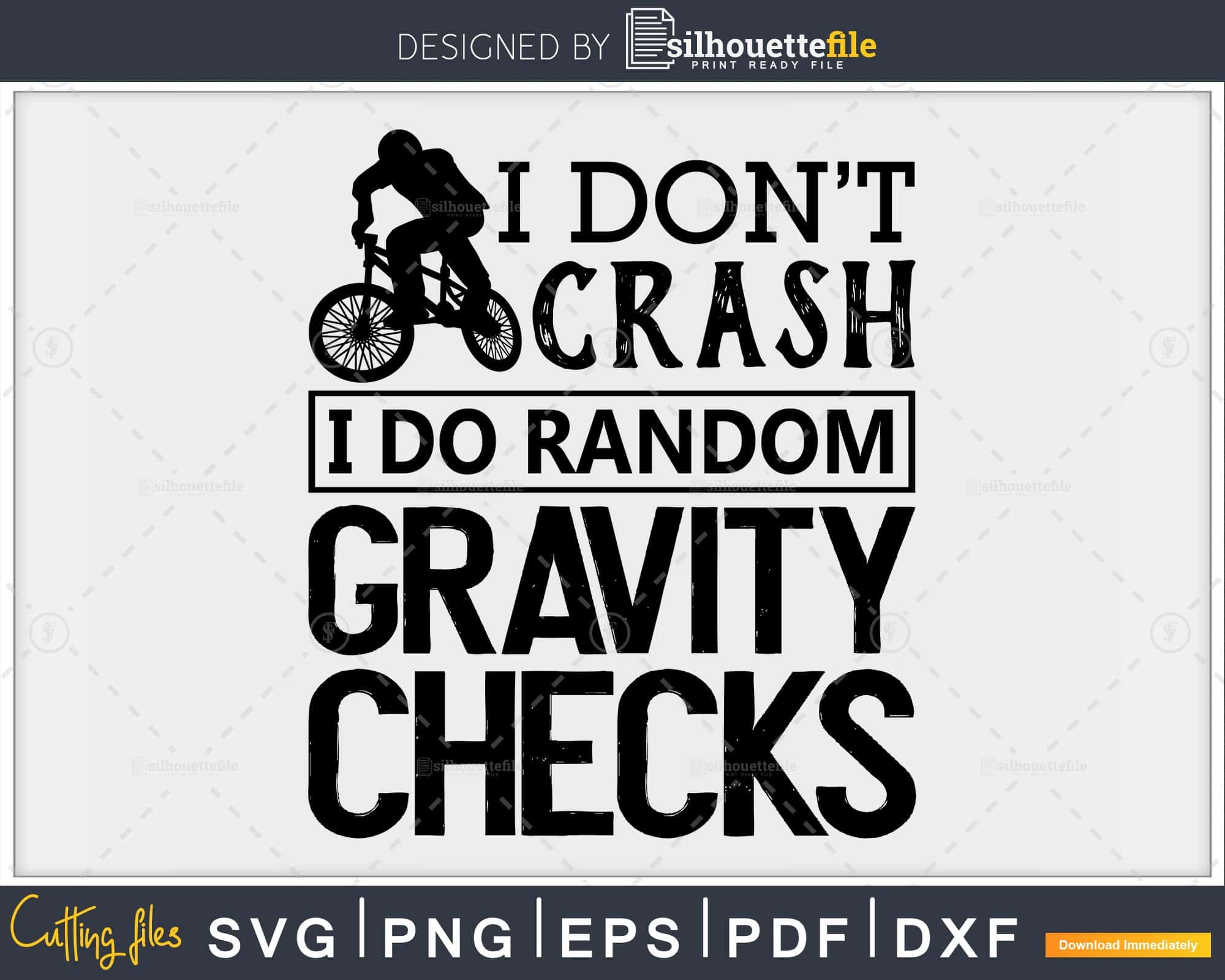 Funny Cycling I Don’t Crash I Do Random Gravity Checks | Silhouettefile