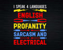 Funny Electrician Joke Electrical Speak Quote Svg Png Files