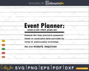 Funny Event Planner Definition Graduation