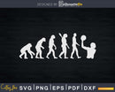 Funny Evolution water polo svg png printable cutting files
