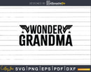 Funny Grandmother Superhero Wonder Grandma Svg Png