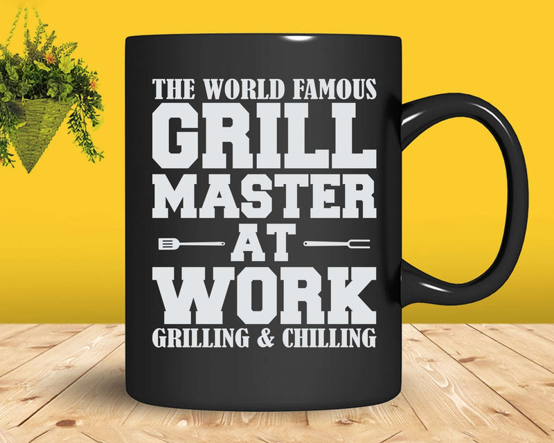Funny Grill Master BBQ Chef Smoked Meat Lover Gift Barbecue