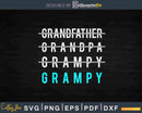Funny Grumpy Grandfather Svg Design Printable Cut Files