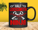 Funny Half Locksmith Ninja Lock Picking Svg Png Merch-Ready