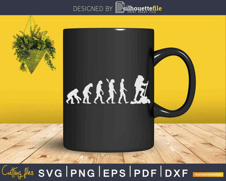 Funny Hiking Evolution Svg Cricut Cut Files