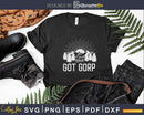 Funny Hiking Got Gorp Low Poly Svg Cricut Cut Files