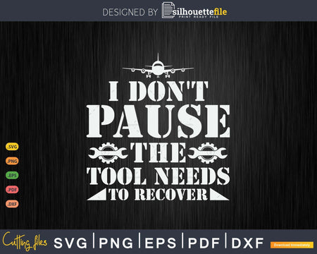 I Don’t Pause The Tool Needs To Recover Svg