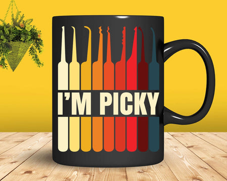 Funny I’m Picky Lock Picking Tools Svg Png Cricut Files