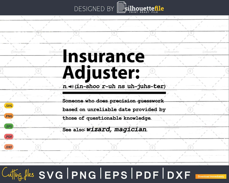 Funny Insurance Adjuster Definition Graduation