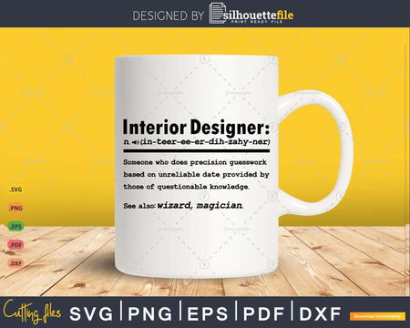 Funny Interior Designer Definition Graduation