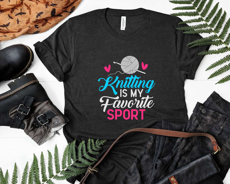 Funny Knitters Knitting Is My Favorite Sport Svg Png Crafts