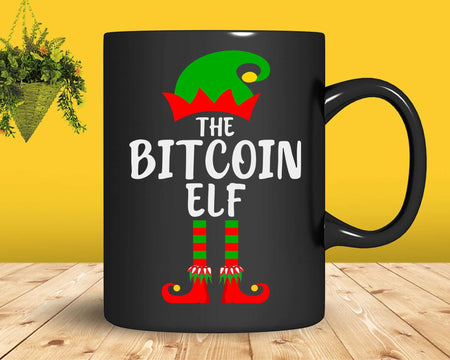 Funny Matching Family Christmas The Bitcoin Elf Svg