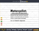 Funny Motorcyclist Definition Graduation Gift