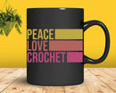 Funny Peace Love Crochet Svg Png Files For Cricut