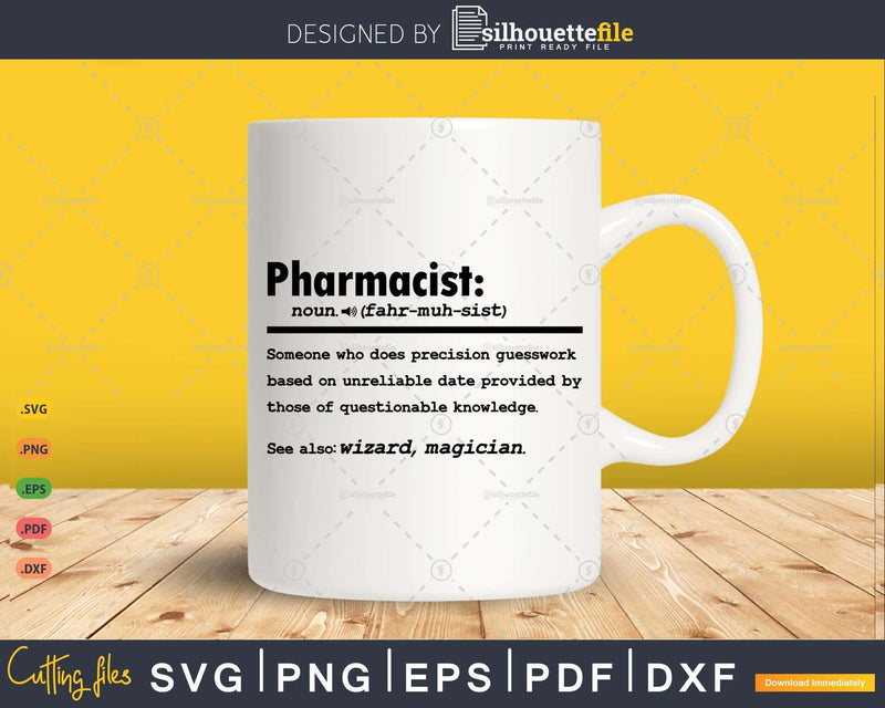 Funny Pharmacist Definition Graduation