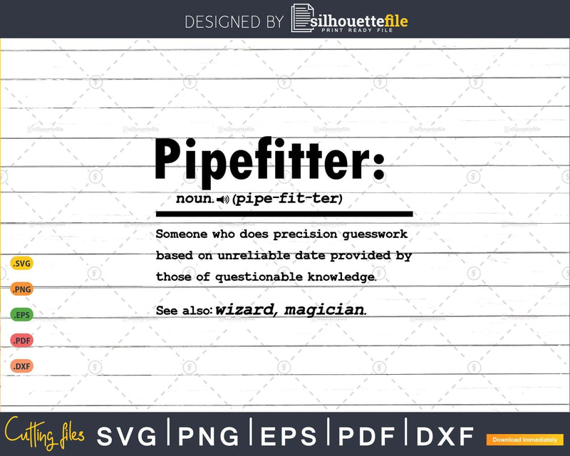 Funny Pipefitter Definition Graduation Gift