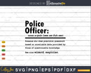 Funny Police Officer Definition Graduation