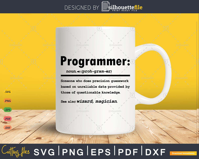 Funny Programmer Definition Graduation Gift