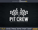 Funny Race Track Pit Crew Racing Mechanic Car Parties Shirt