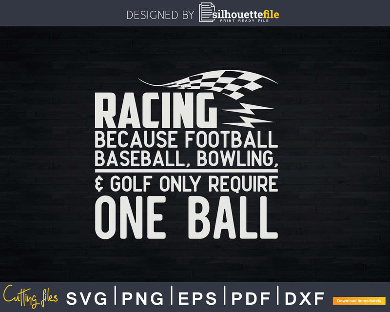 Funny Racing One Ball Race Drag Stock Png Svg Vector